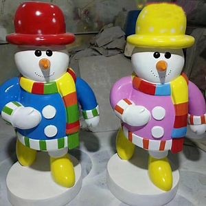 [Hot Item] Outdoor Christmas Decoration Life Size Snowman Santa Claus Statue for Sale