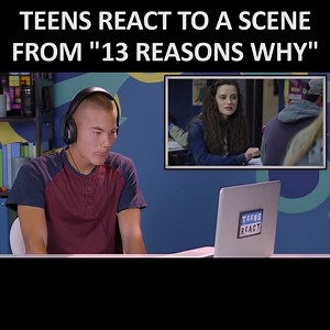 Teens reacting to a scene from 13 Reasons why. | REACT