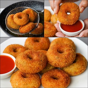 Aloo Donut Recipe | Potato Snacks | Potato Donut Recipe | Aloo Snacks | N'Oven - Cake & Cookies