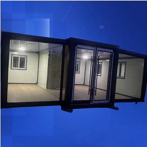 [Hot Item] House Wall Cladding Mobile Container House Tiny Container Prefabricated Modular Portable Modular Prefab Small Expandable Home with Bathroom and Kitchen