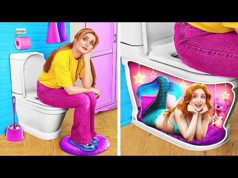 VON EINER MEERJUNGFRAU ADOPTIERT || mit Hacks zur Meerjungfrau! Beauty-Gadgets & Ideen auf 123 GO!