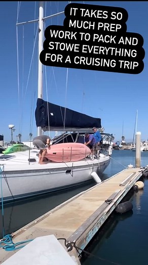 Yes, sailing looks fun and I wish all I had to do was pack a bathing suit and a pair of flip-flops The reality is, you can have full on meals while Sailing your own vessel This week we plan tri-tip, which we will cook on the barbecue . Spaghetti sauce has already been made, lots of water and ice is always necessary and never bad idea to have pretzels with you in case somebody feels queasy. our friend Bill is traveling with us and he loves to make breakfast at coffee… I’ll let him be in charge of