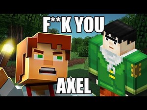 Jesse Scolds Axel | Minecraft Story Mode