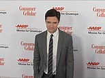 Topher Grace looks dapper as he arrives at AARP awards