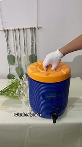 Insulated Beverage Dispenser 3 Gal/6.6Gal, Stainless Steel Commercial Drink Dispenser with Spigot, 24H Hot/Cold Thermal Carafe for Coffee, Tea, Water, Parties (Brown, 3Gal / 11L)