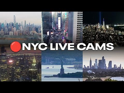 🔴 24/7 NYC Live Cam | Times Square, skyline, streets, more