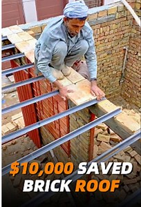 One of the Smartest Low-Cost Roof Designs?#building #roof #construction #house #engineering