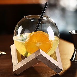 [Hot Item] Personalized Moon Glass Cup 475ml Cocktail Juice Milk Cold Drink Glass Tumbler