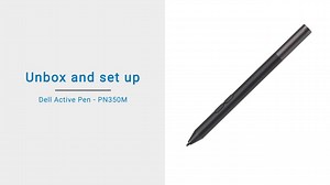 Anleitung zum Auspacken und Einrichten Ihres Dell Active Pen PN350M