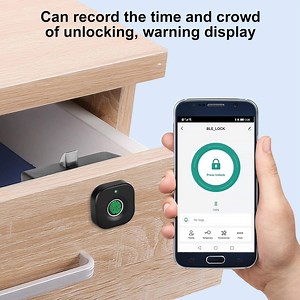 [Hot Item] En-C02 Smart Biometric Electronic Safety Bluetooth Fingerprint Cabinet Drawer Lock