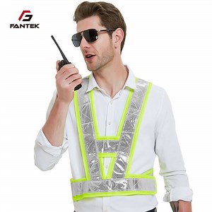 [Hot Item] LED Light Reflective Safety Vest by Fantek, Sizes S-6XL Available