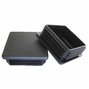 [Hot Item] Plastic Square PVC Pipe End Caps for Pipe Low Price Plastic Thread Square Tube Inserts End Blanking Caps Plug
