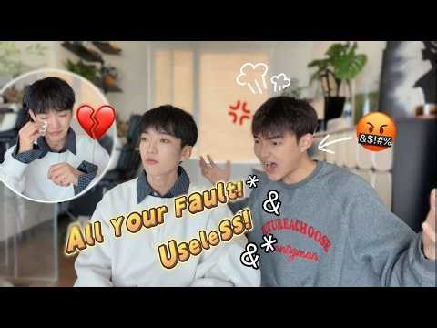 Being Mean To My Cute Boyfriend All Day, Until He Broke Down In Tears💔😭... Gay Couple Prank