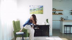 Elephant Stock - Usa And Philippines Flag Wall Art - Horizontal Multi Panel Canvas - 5 Piece Living Room Wall Decor - Digital Art Flags Multi Piece Wall Art - Red And Blue Decor - 55" x 24"