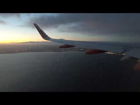 Early morning EasyJet flight from Bristol to Edinburgh