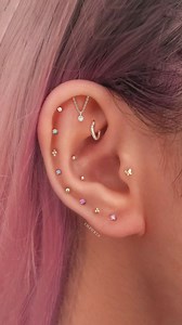 Minimalist Cartilage Earring Tiny Multiple Ear Piercing Ideas 😍 . . . . . #earpiercings #earrings #piercings #earringsofinstagram #earringstyle #curatedear #earringshop #earringaddict #earringswag #earringstagram #cartilagepiercing #traguspiercing #helixpiercing #jewelry #piercinggirl #daithpiercing #conchpiercing #rookpiercing #earcuration #cartilagepiercings #earstack #earstyle #earstylist #newpiercing #earpiercing #flatpiercing #snugpiercing #lobepiercing #forwardhelix | Impuria Piercing Jew