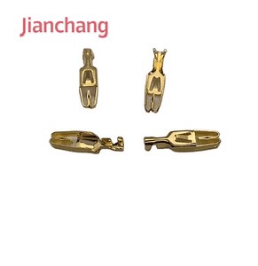 [Hot Item] Automotive Connector Plug-in Brass Stamped Terminal Male and Female Wire Harness Crimped Tinned Terminal