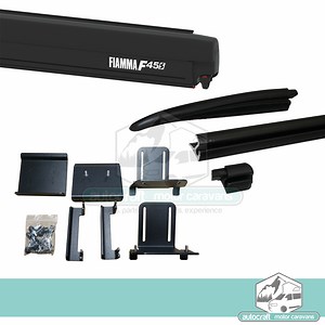 Campervan Awning Kit:Ford Transit Custom SWB Black F45S 2.6M