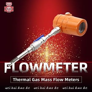 [Hot Item] High Precision Thermal Gas Mass Flow Meter 24V Power Supply, 4-20mA Output Oxygen, Air, Nitrogen