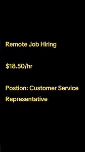 Remote Customer Service Rep Job | $18.50/hr | PST Required