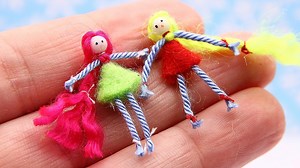 DIY miniature doll (NO SOUND, I forgot to do the sound...) | DIY by Pipe-Cleaner-Crafts B