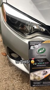 Stay safe on the road this winter season with our Hybrid Solutions Headlight Kit! 💡​ ​ Our innovative formula quickly and easily restores your headlights to a like-new condition in 4 easy steps with no tools required. ​ Shop now: https://bit.ly/3STntBy​ ​ 📷: Enthusiast Detailing | Turtle Wax