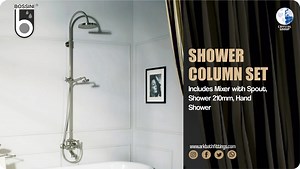 Drenched in glittering gold, ARK Bath Fitting's exclusive Shower...