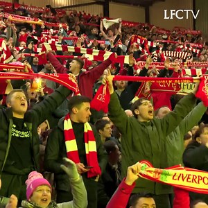 VOLUME LEVELS. Unbelievable support! 🙌👏 Liverpool City Centre ➡ Anfield ➡ Etihad | Liverpool FC
