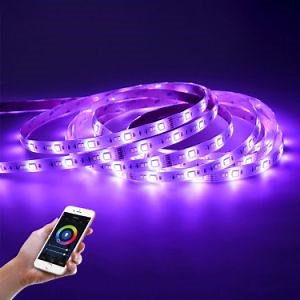 [Hot Item] 12V 24V SMD5050 60LED RGB RGBW Dimming Smart Controlled LED Flexible Strip Light