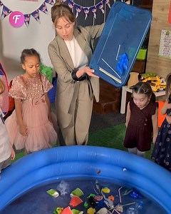 Teacher demonstrates ocean pollution. | Fabiosa Australia