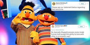 Sesame Street responds to writers claim Bert and Ernie are gay and Twitter isn't happy