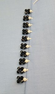 369K views · 6.1K reactions | black stone combination beautiful lace border design tutorial #viralvideoシ #reels #hilights #training #dian #videos #dian | Dian Embroidery | Facebook