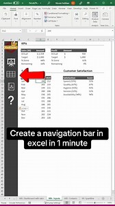 248 reactions · 135 shares | How to create a navigation bar in excel in 1 minute. #productivity #exceltips #msexcel | Shamsudeen Idris | Facebook