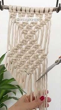 2 NUDOS BASICOS DE MACRAMÉ PASO A PASO PARA PRINCIPIANTES