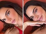 Kendall Jenner smiles for the camera for fun and flirty Instagram selfie video