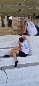 Završna faza izgradnje bazena od termo bloka. Bazen je obložen cgt bazenskm lajnerom. Od dodatne opreme ugrađena je astral pool elektroliza sa ph i rx modulima za automatsku kontrolu kvaliteta vode i toplotna pumpa Eco elyo. #izgradnjabazena #bazen #oblaganjebazena #bazenskaoprema #skimerskibazeni #bazenskilajneri | Izgradnja bazena