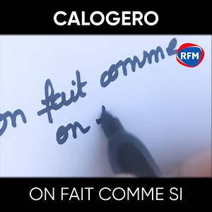 🎂 Aujourd'hui on fête le tube "On fait comme si" de Calogero sorti il y a tout pile 4 ans, pendant la pandémie du Covid 🤍 Tous les bénéfices de ce morceau ont été reversés à la fondation Hôpitaux de Paris - Hôpitaux de France ✨ | RFM