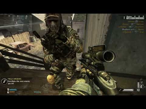 Sniping in CoD: Ghosts // FFA // Warhawk