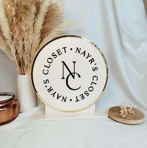 3D Logo Sign for Beauty Business, Acrylic Brand Logo Sign, 3D Acrylic Business Logo Sign, Custom Sign, Aesthetic Logo Sign, Salon Logo Sign - Etsy