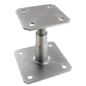 [Hot Item] Custom Galvanized Adjustable Elevated Post Base