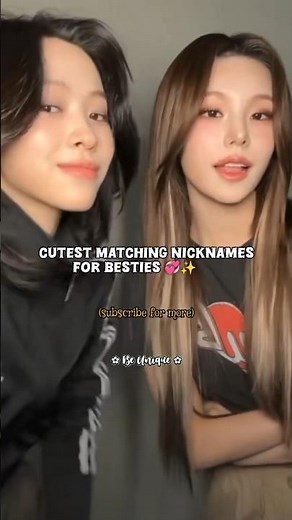 cutest matching names for bestie 🫂 🎀 #fypシ゚viral #subscribe #bestie #viralvideos