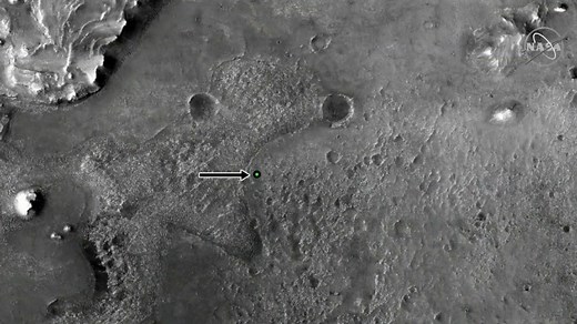 See where NASA Perseverance rover landed on Mars
