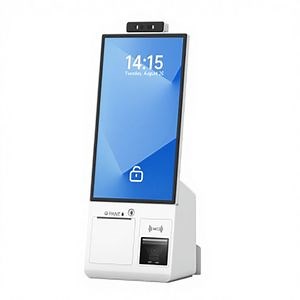 [Hot Item] Suntek 15.6-Inch Self-Service Checkout Kiosk with Qr Code Reader and Payment Function for Retail Hospital