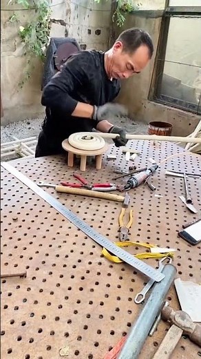 Wooden strip cold bending process