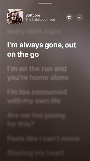 Softcore — The Neighbourhood Lyrics | Late Night Vibes 🌙