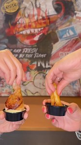 We dip everything here. 😋 | Viva Chicken