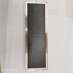 [Hot Item] Ventanas de guía de onda de panal de acero inoxidable Hengshi para blindaje EMI de micrófono
