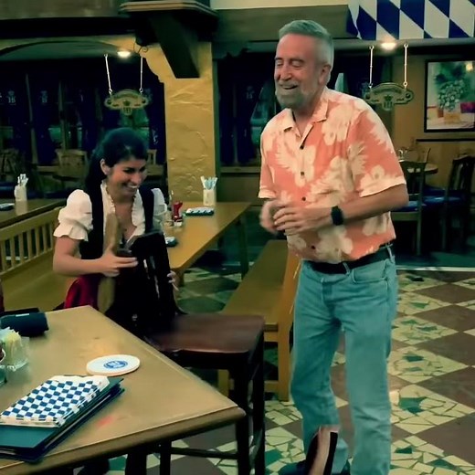 Another spanking two years later: Getting my ass paddled, Hofbrauhaus bar swats