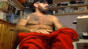 Hot bearded solo