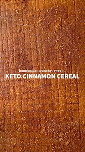 15 reactions | Keto Cinnamon Cereal | Recipe Below | Homemade...